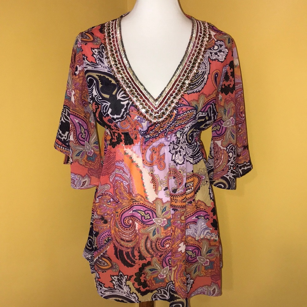🌴 Mix Nouveau paisley cover up